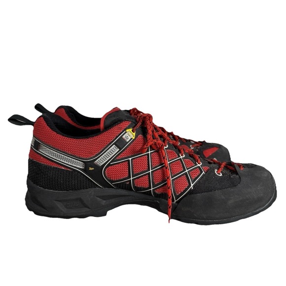 Salewa‎ Gortex Work Shoes Mens 11 Red Black *Small tear on left outer side - Picture 11 of 12